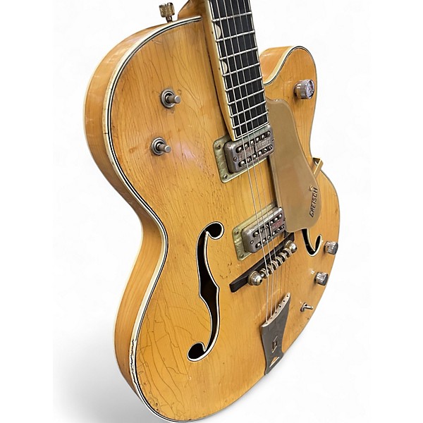 Vintage 1963 Gretsch Guitars Country Club Model 6193 Antique Natural Hollow Body Electric Guitar