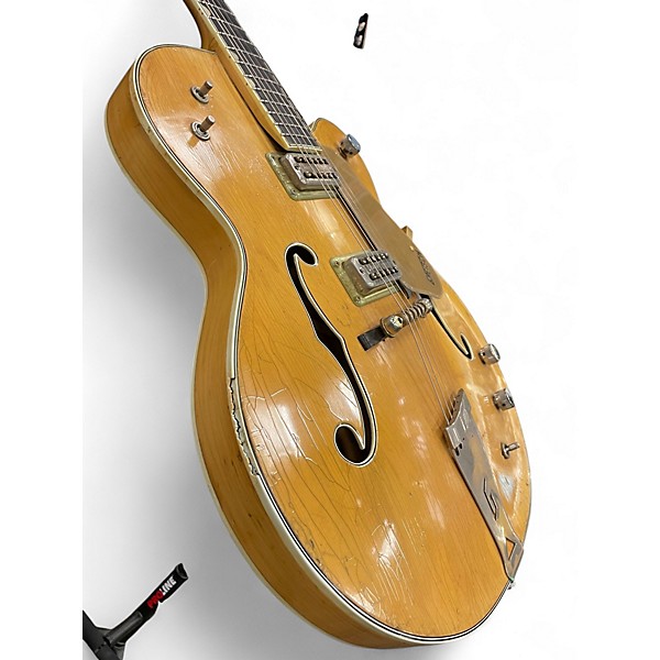 Vintage 1963 Gretsch Guitars Country Club Model 6193 Antique Natural Hollow Body Electric Guitar