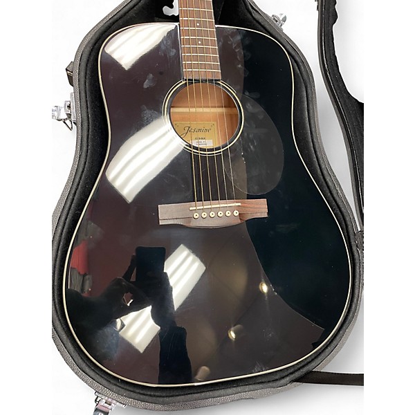 Used Jasmine JD39 Black Acoustic Guitar