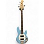 Used Sterling by Music Man Ray4 HH Blue Electric Bass Guitar thumbnail