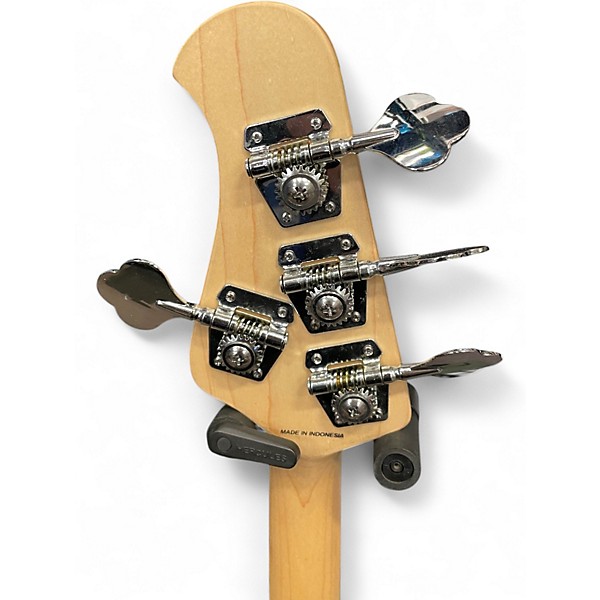 Used Sterling by Music Man Ray4 HH Blue Electric Bass Guitar