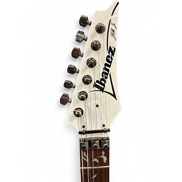 Used Ibanez JEMJR White Solid Body Electric Guitar