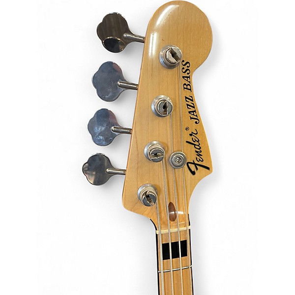 Used Fender Geddy Lee Signature Jazz Bass Black Electric Bass Guitar