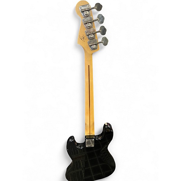 Used Fender Geddy Lee Signature Jazz Bass Black Electric Bass Guitar