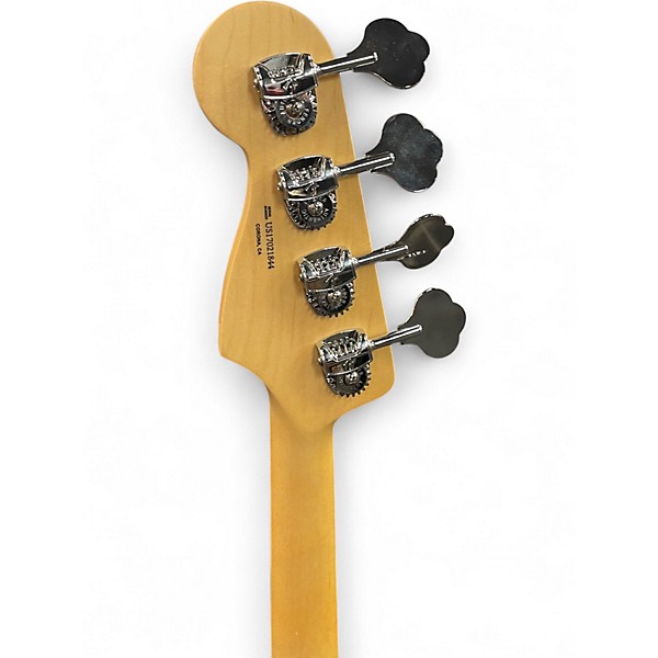 Used Fender American Elite Jazz Bass Tobacco Sunburst Electric Bass Guitar