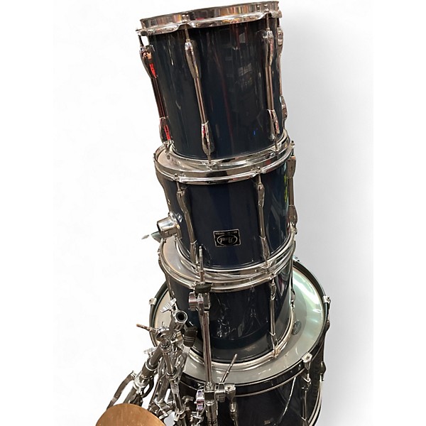 Used Pearl 4 Piece Export COBALT BLUE Drum Kit