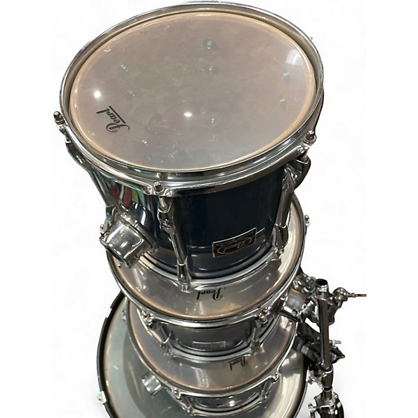 Used Pearl 4 Piece Export COBALT BLUE Drum Kit