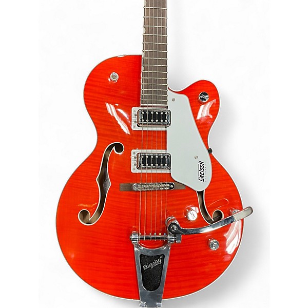 Used Gretsch Guitars G5427T Trans Orange Hollow Body Electric Guitar