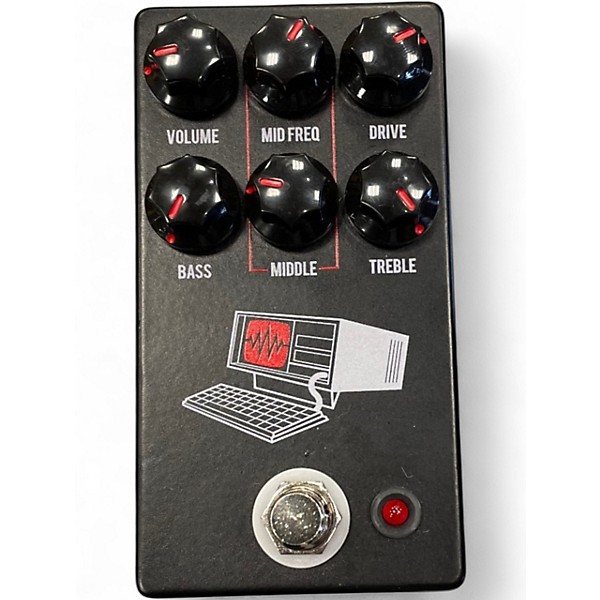 Used JHS Pedals Hard Drive Black Effect Pedal