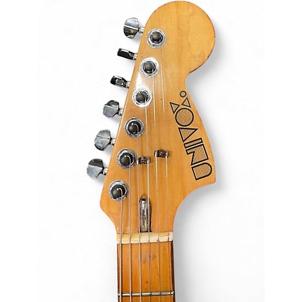 Used Univox Ripper Black Solid Body Electric Guitar