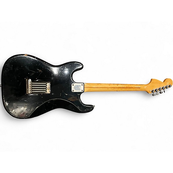 Used Univox Ripper Black Solid Body Electric Guitar