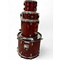 Used TAMA 4 Piece Imperialstar Crimson Red Trans Drum Kit thumbnail