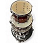 Used TAMA 4 Piece Imperialstar Crimson Red Trans Drum Kit