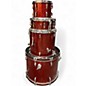 Used TAMA 4 Piece Imperialstar Crimson Red Trans Drum Kit