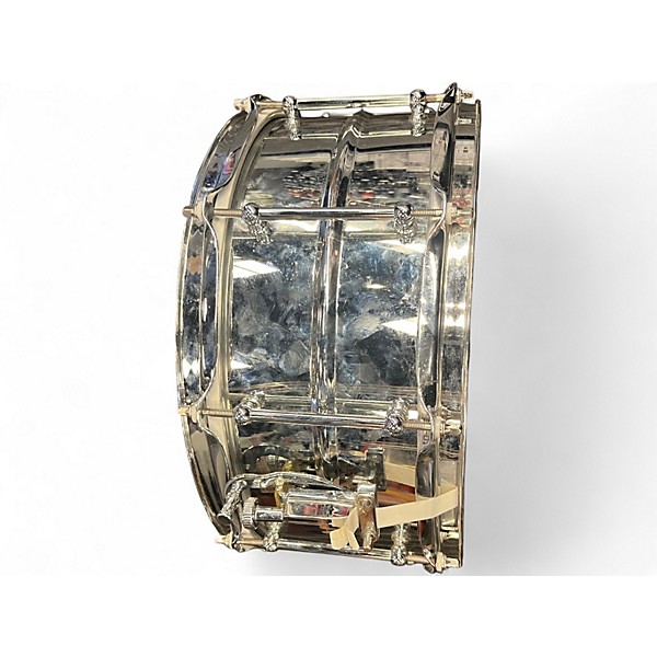Used Ludwig 5.5X14.5 Supralite Snare Silver Drum