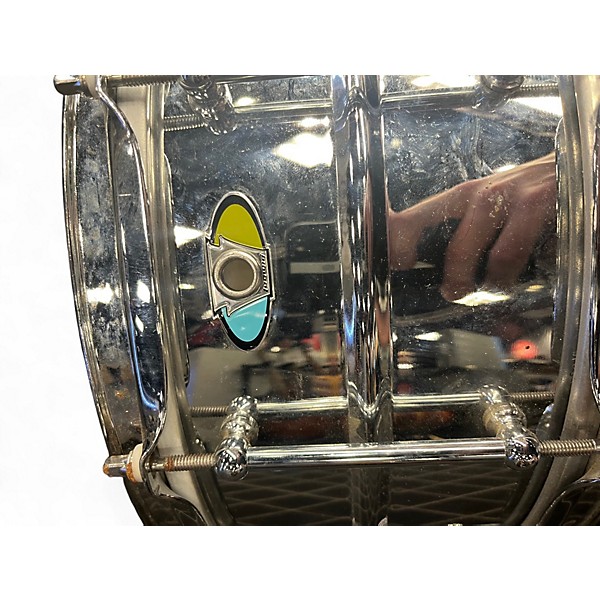 Used Ludwig 5.5X14.5 Supralite Snare Silver Drum
