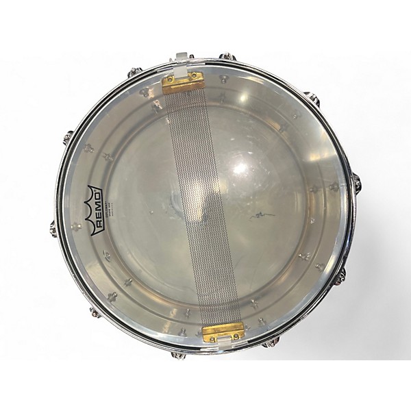 Used Ludwig 5.5X14.5 Supralite Snare Silver Drum