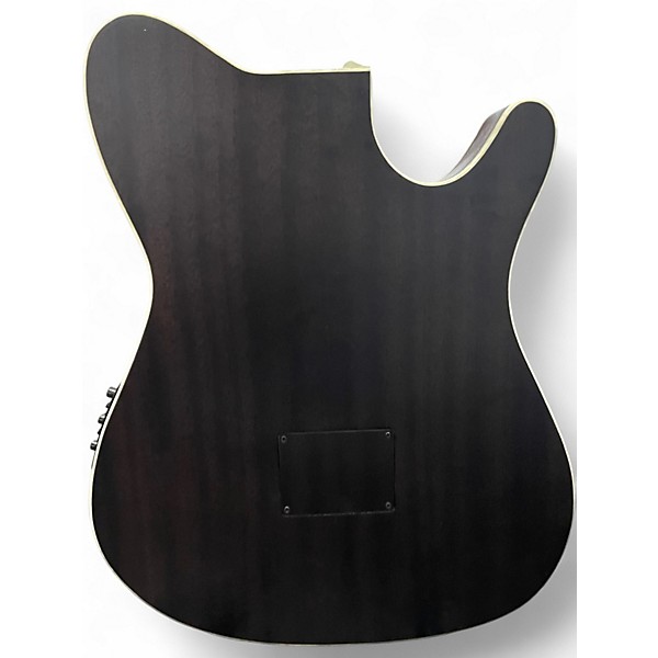 Used Ibanez TOD10NL Trans Black Classical Acoustic Electric Guitar