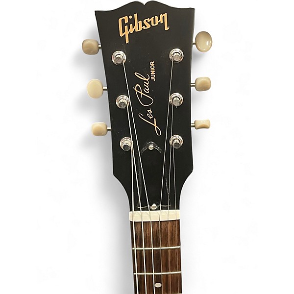 Used Gibson Les Paul Junior Black Solid Body Electric Guitar
