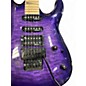 Used Jackson JS34Q Dinky Transparent Purple Solid Body Electric Guitar