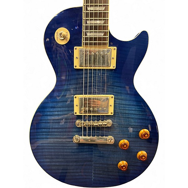 Used Epiphone Les Paul Standard Blue Solid Body Electric Guitar