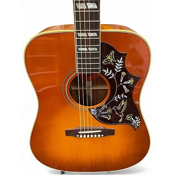 Used Gibson Hummingbird Heritage Cherry Sunburst Acoustic Electric Guitar