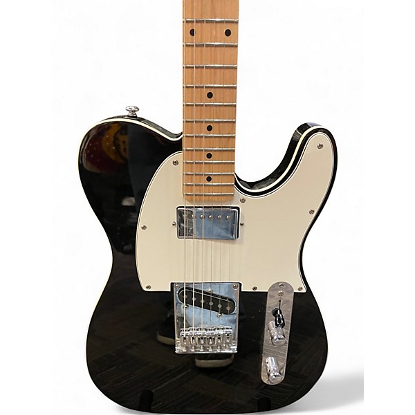 Used ESP LTD RON WOOD Black Solid Body Electric Guitar