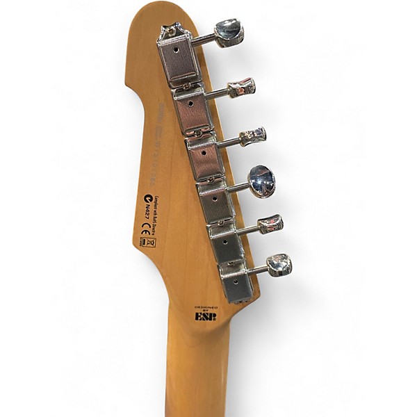 Used ESP LTD RON WOOD Black Solid Body Electric Guitar