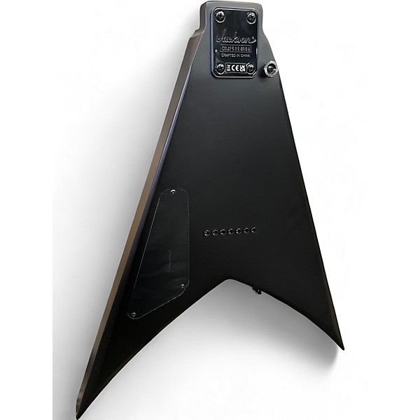 Used Jackson King V JS22-7 Black Solid Body Electric Guitar