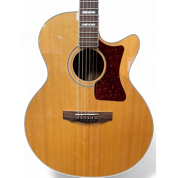 Used Guild f47ce Natural Acoustic Electric Guitar