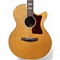 Used Guild f47ce Natural Acoustic Electric Guitar