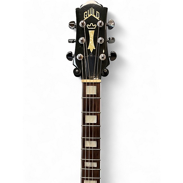 Used Guild f47ce Natural Acoustic Electric Guitar