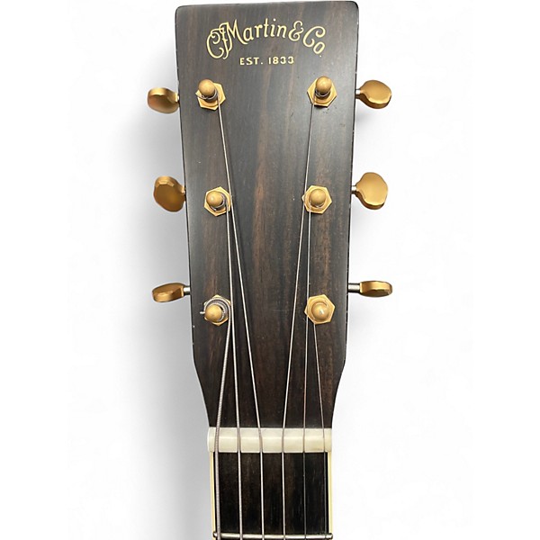 Used Martin OM CHERRY Natural Acoustic Electric Guitar