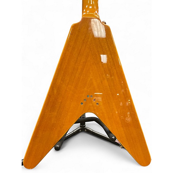 Used Epiphone Popa Chubby Signature Flying V Natural Solid Body Electric Guitar