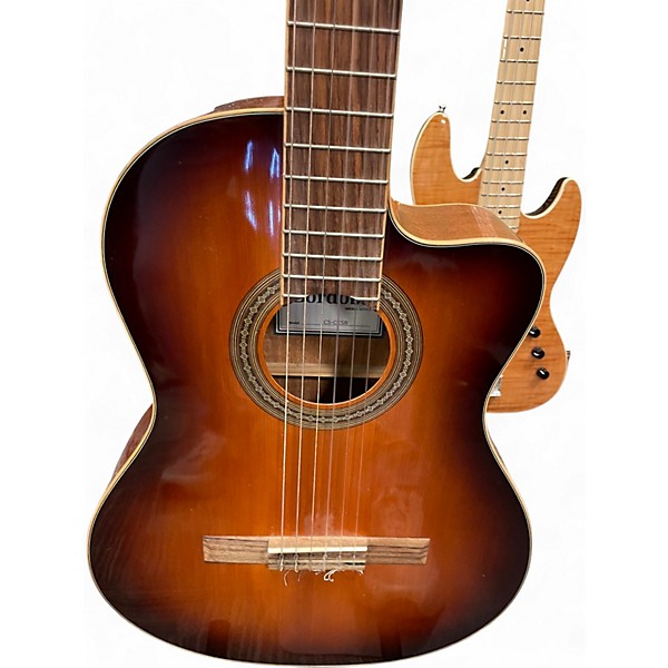 Used Cordoba C5CE 2 Tone Sunburst Classical Acoustic Electric Guitar