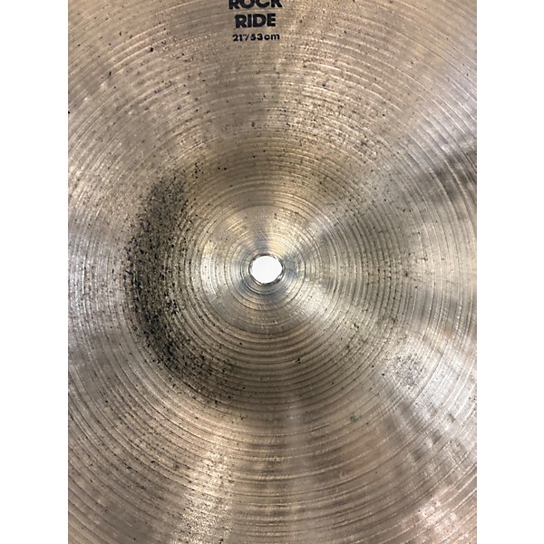 Used Zildjian 21in Rock Ride Cymbal