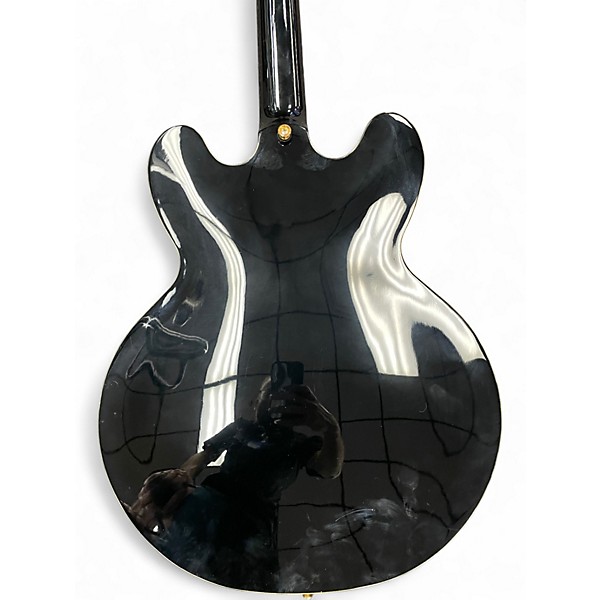 Used Epiphone Sheraton II Ebony Hollow Body Electric Guitar