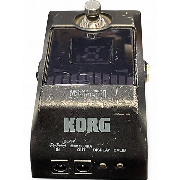 Used KORG PB01 Pitchblack Chromatic Tuner Pedal