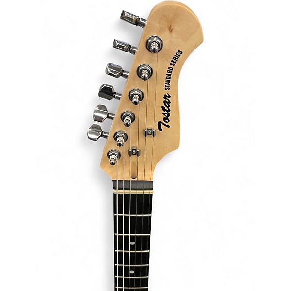 Used Tostar Standard Series Double Cut Black Solid Body Electric Guitar