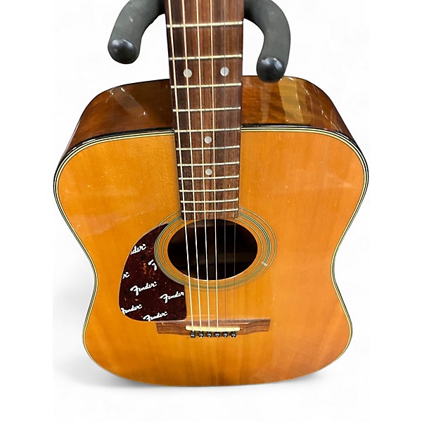Used Fender F-210 LH Natural Acoustic Guitar