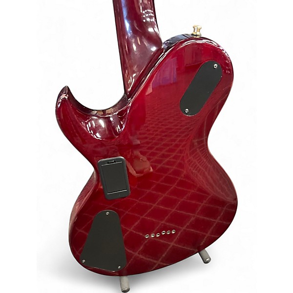 Used Schecter Guitar Research Hellraiser Solo 6 Crimson Solid Body Electric Guitar