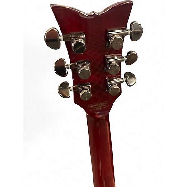 Used Schecter Guitar Research Hellraiser Solo 6 Crimson Solid Body Electric Guitar