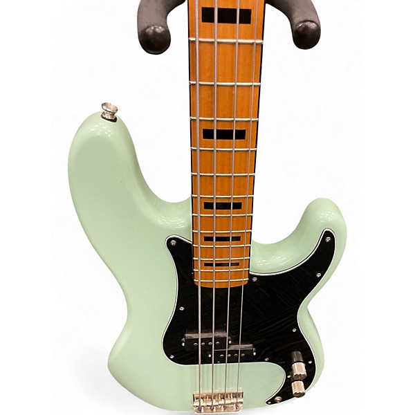 Used Squier 70s Vibe Precision Bass Surf Green Electric Bass Guitar