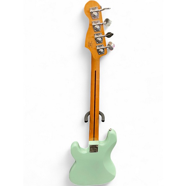 Used Squier 70s Vibe Precision Bass Surf Green Electric Bass Guitar