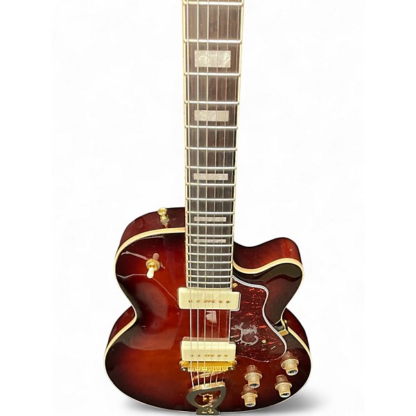 Used Guild Aristocrat P90 Sunburst Solid Body Electric Guitar