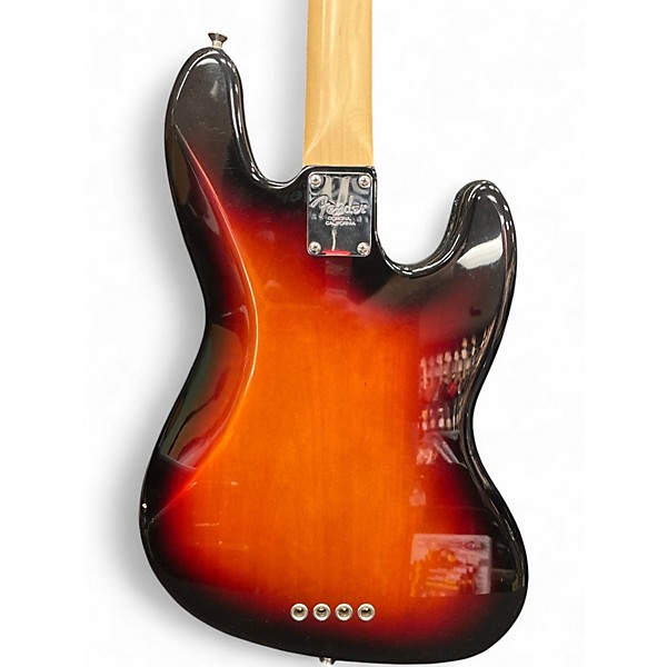 Used Fender American Standard Jazz Bass 2 Color Sunburst Electric Bass Guitar
