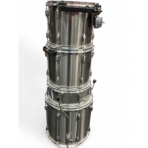 Used TAMA 5 Piece Rockstar Chrome Silver Drum Kit