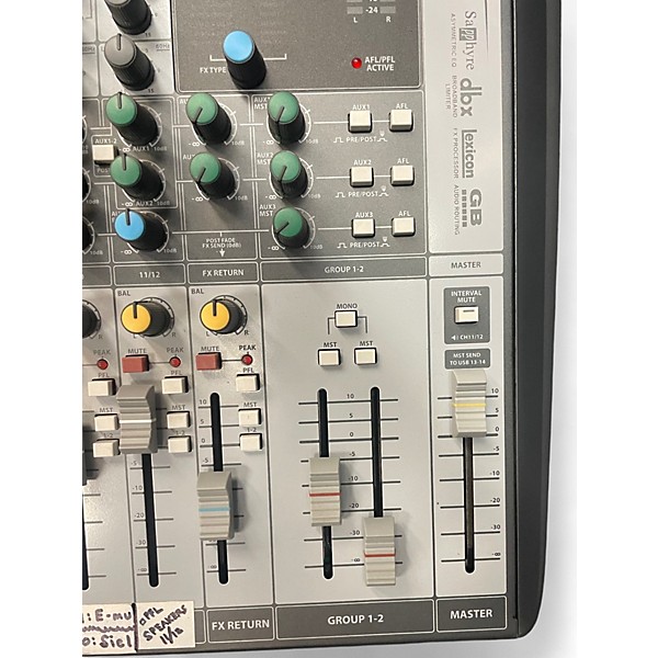 Used Soundcraft Signature 12 Unpowered Mixer