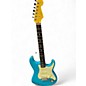 Used 2021 Fender 75th anniversary American Professional iistratocaster Miami Blue Solid Body Electric Guitar thumbnail