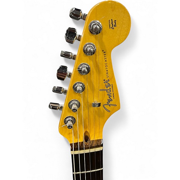 Used 2021 Fender 75th anniversary American Professional iistratocaster Miami Blue Solid Body Electric Guitar